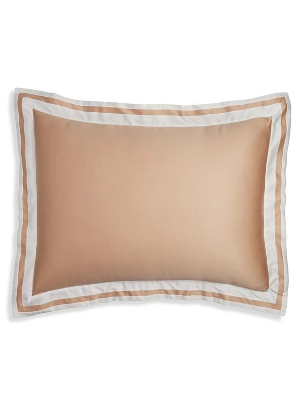 NWT Matouk Alessandra Egyptian Cotton Sham Ambrosia /Bone Size Standard Sham